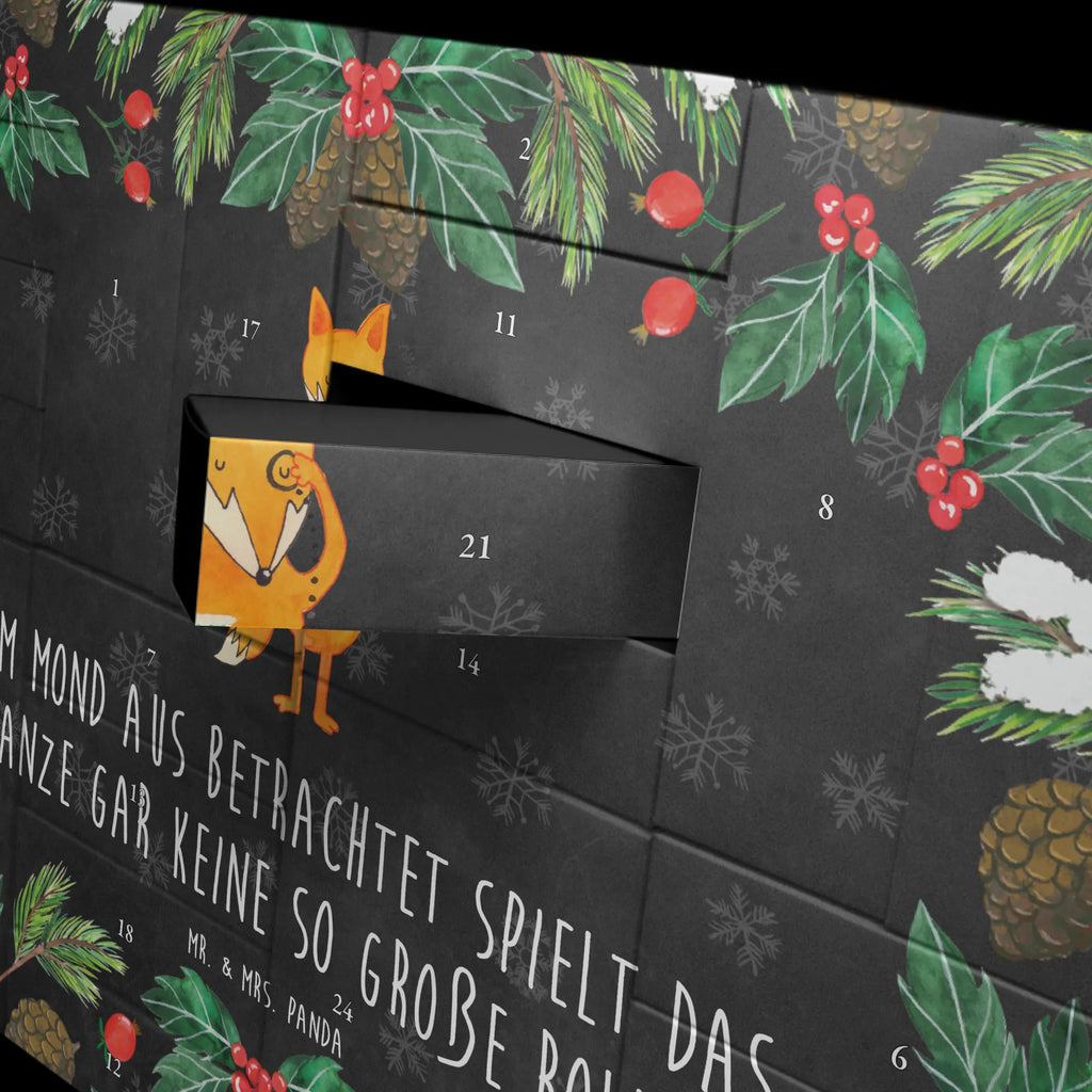 Fillable advent calendar Fox lord animal lover, clever as a fox, foxes, forest wildlife, problem solving, lovesickness gift, saying funny, motivation saying, words of consolation