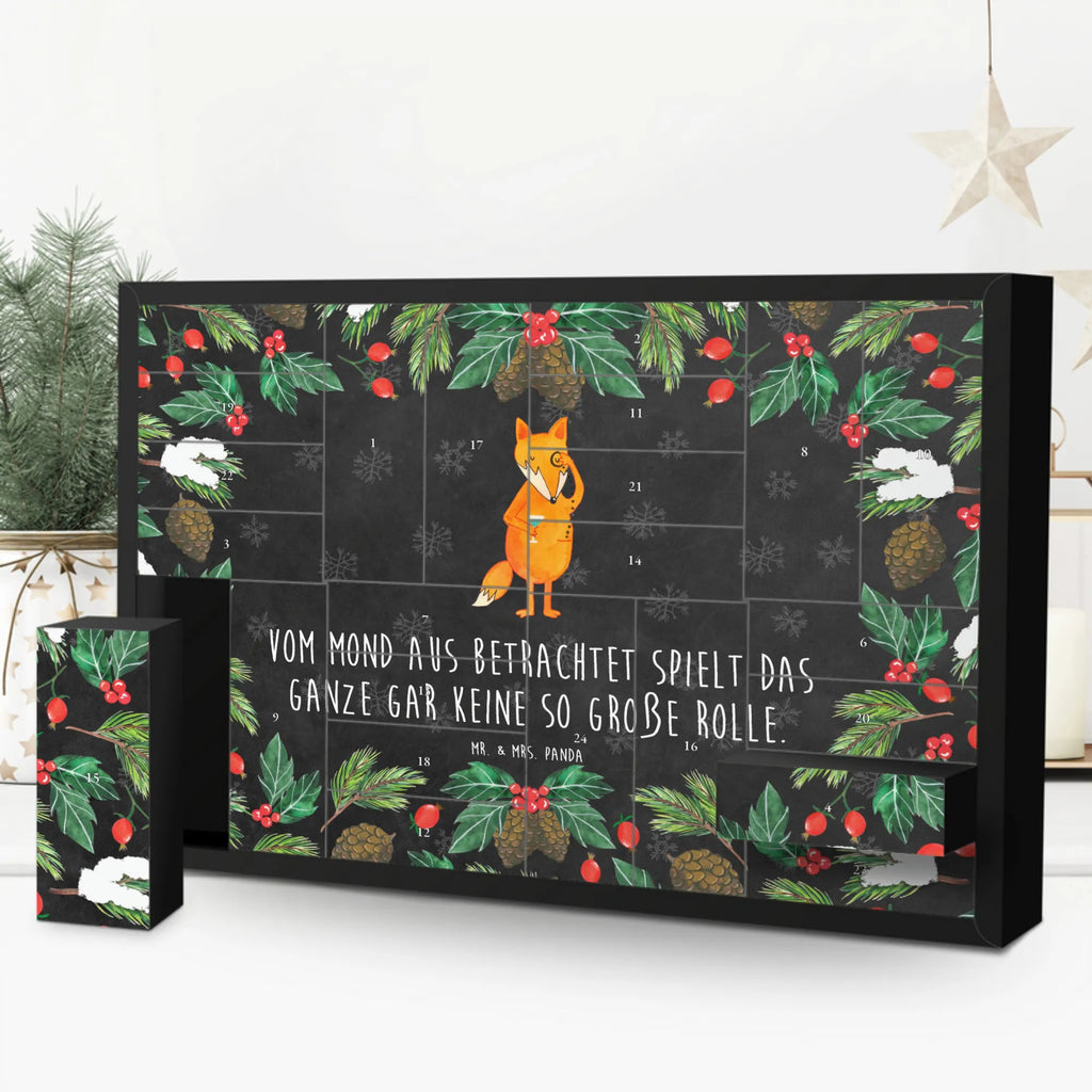 Fillable advent calendar Fox lord animal lover, clever as a fox, foxes, forest wildlife, problem solving, lovesickness gift, saying funny, motivation saying, words of consolation