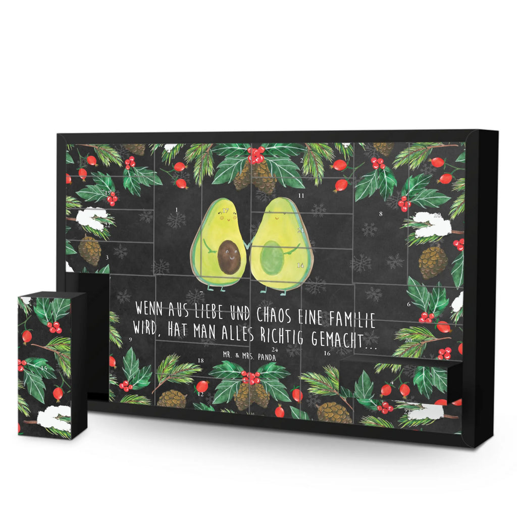 Fillable advent calendar avocado pair vegetables, wedding, children, pregnancy, birth
