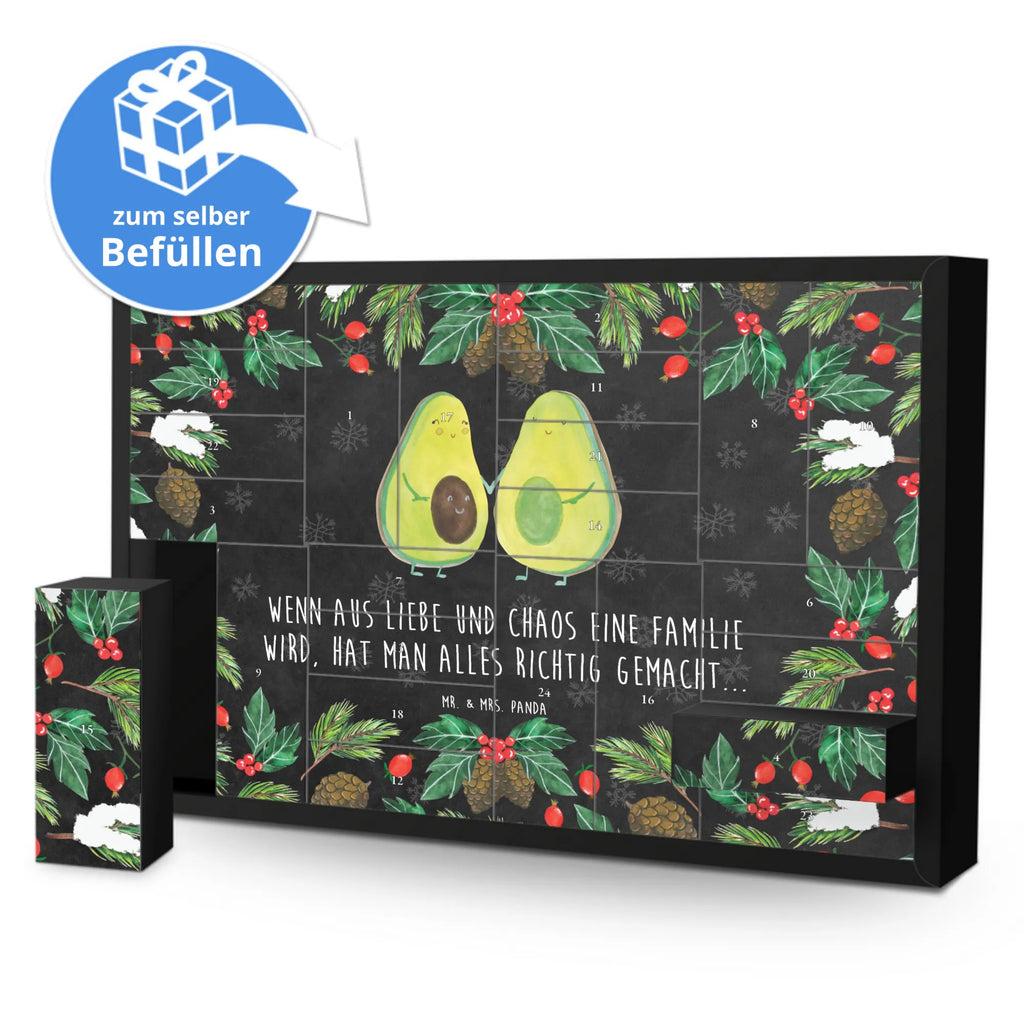 Fillable advent calendar avocado pair vegetables, wedding, children, pregnancy, birth