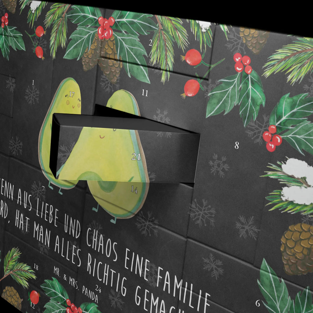 Fillable advent calendar avocado pair vegetables, wedding, children, pregnancy, birth