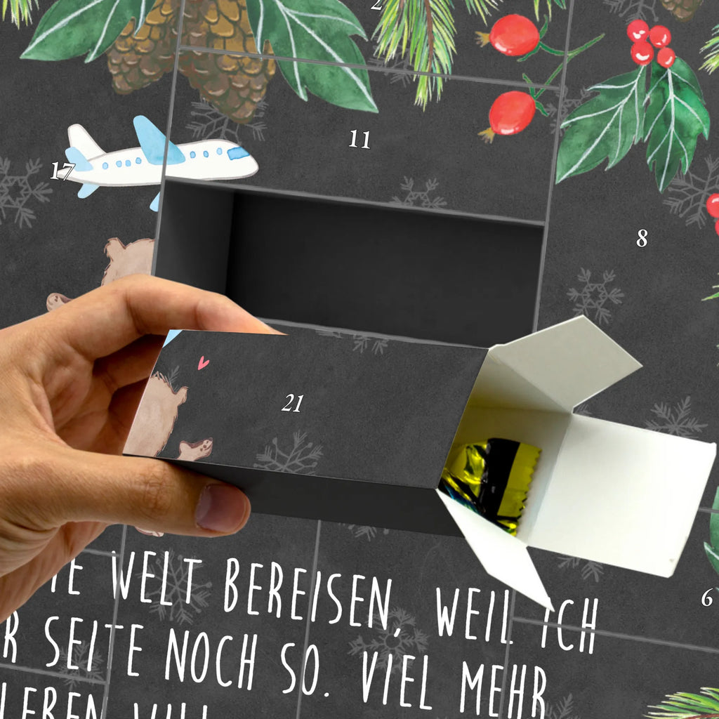 Fillable advent calendar bear Airplane Loving, Two, gift for him, gift for her, Love gift, Together, anniversary gift, Proposal of marriage, Marriage, Valentine&#39;s Day Gift for Women Love Gift Anniversary Wedding Anniversary Party Favor Gift for Girlfriend Gift for Partner Boyfriend Gift Token of Love for Men for Husband