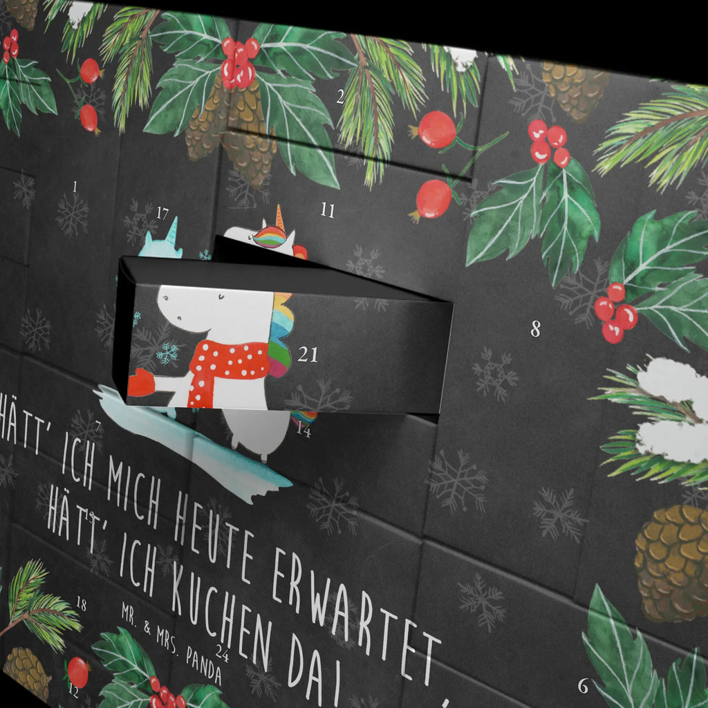 Fillable advent calendar unicorn snowman Snow, Cake, Snowman, Cap, Gloves, present, winter gift, Cold, Christmas Motif