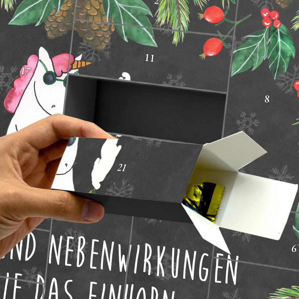 Fillable advent calendar unicorn Woodstock birthday gift, fun, smoking, witty, smoke, cigarette, present friend, alcohol
