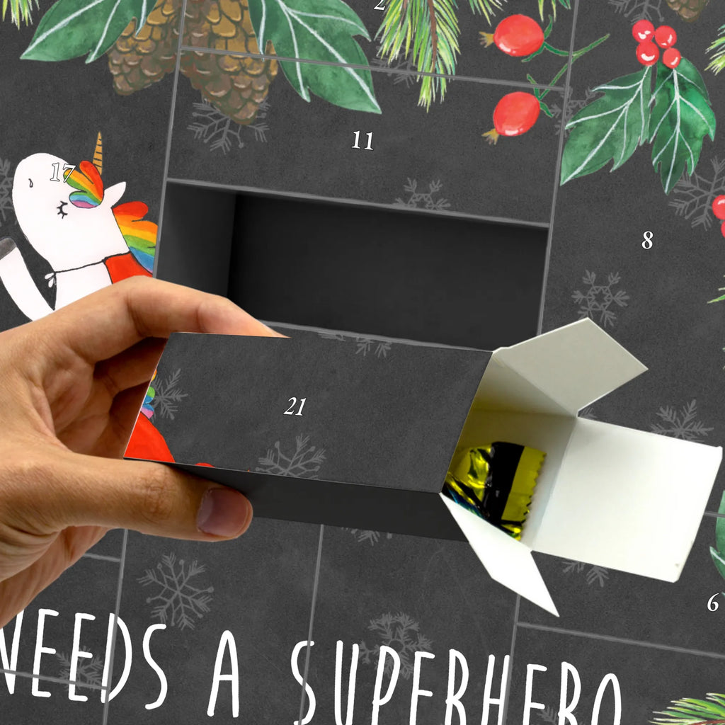 Fillable advent calendar unicorn Excellent Girlfriend gift, Girlfriend present, Superhero