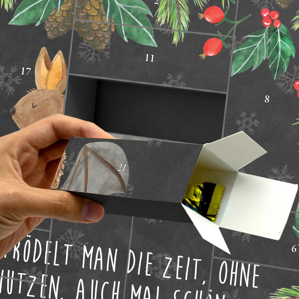 Fillable advent calendar bat Sit card, gift ideas, gifts, animal lover, special gifts, cute animal motives, hand drawn, small animals, good mood, cute, funny sayings, bat, bats, relax