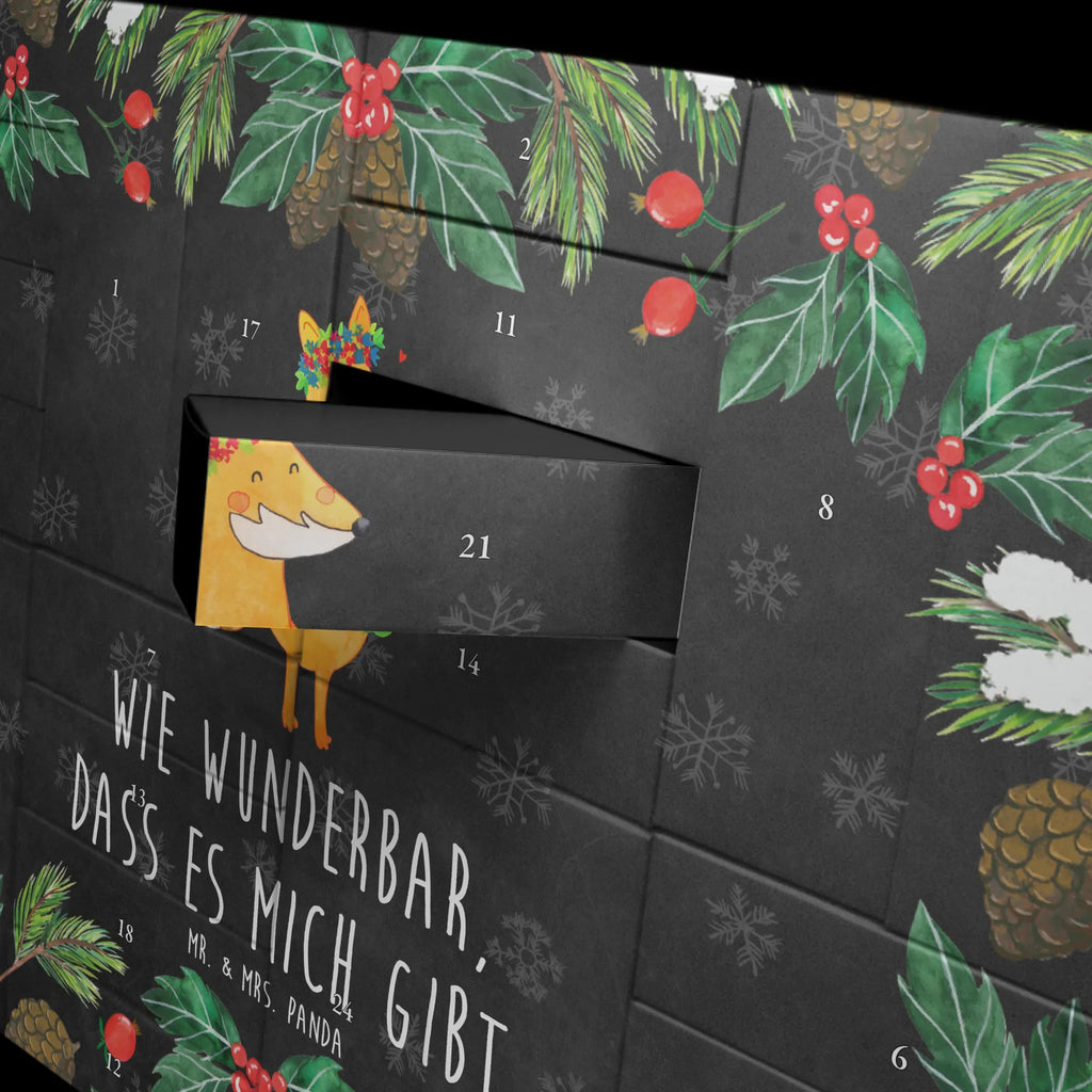 Fillable advent calendar Fox Flower animal lover, clever as a fox, foxes, forest wildlife, flower, flowers, flower girl, girlfriends, fox girl, joy, self-love, proof of love, me, girlfriend