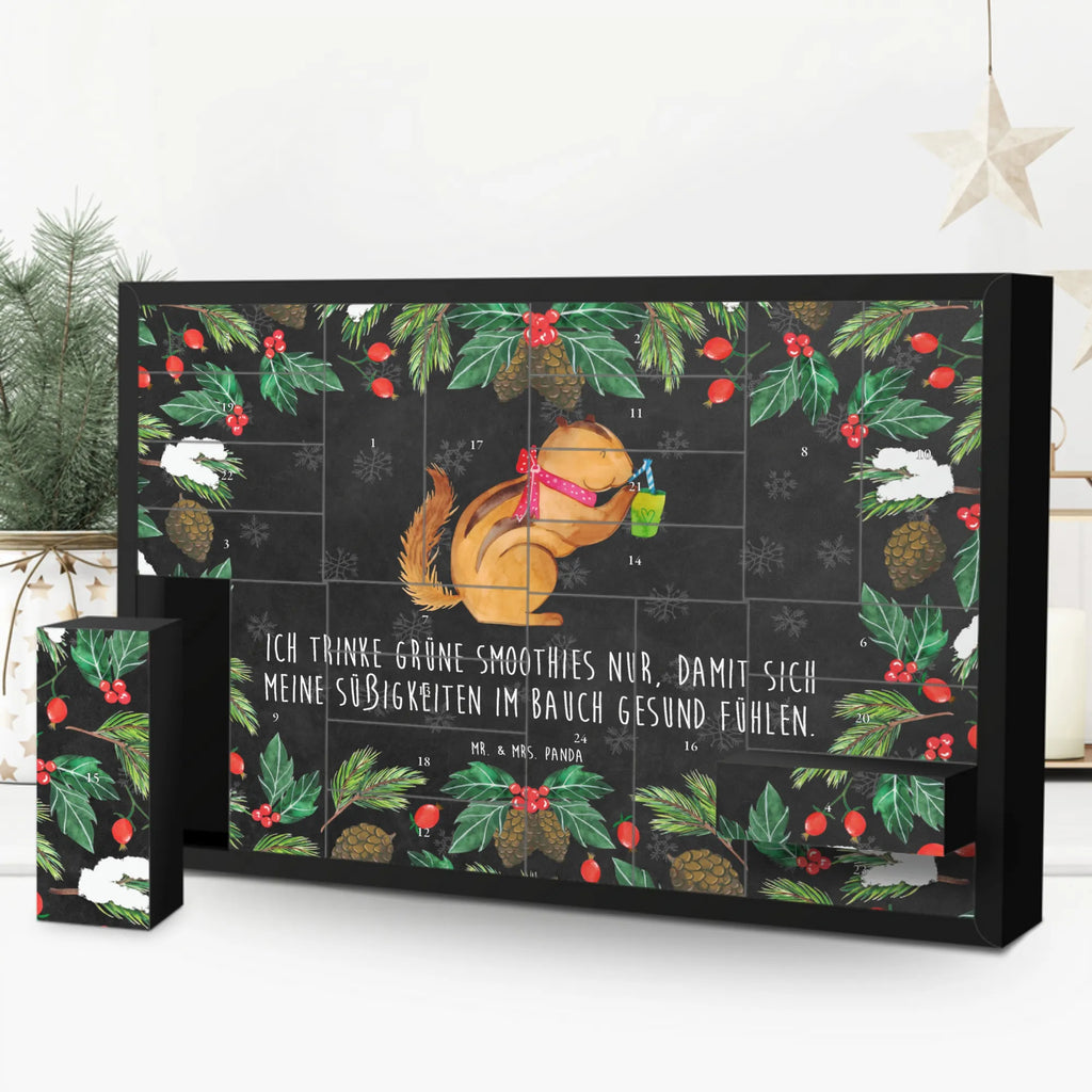 Fillable advent calendar Squirrel smoothies card, gift ideas, gifts, animal lover, special gifts, cute animal motives, hand drawn, small animals, good mood, cute, funny sayings, diet, chipmunks, weight loss, squirrels