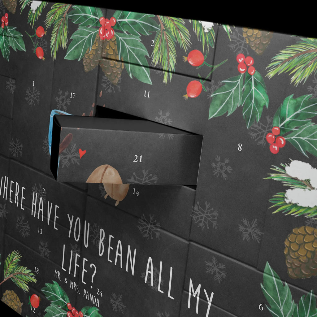 Fillable advent calendar Coffee Bean card, gift ideas, gifts, animal lover, special gifts, cute animal motives, hand drawn, small animals, good mood, cute, funny sayings, satisfaction, coffee bean, pleasure