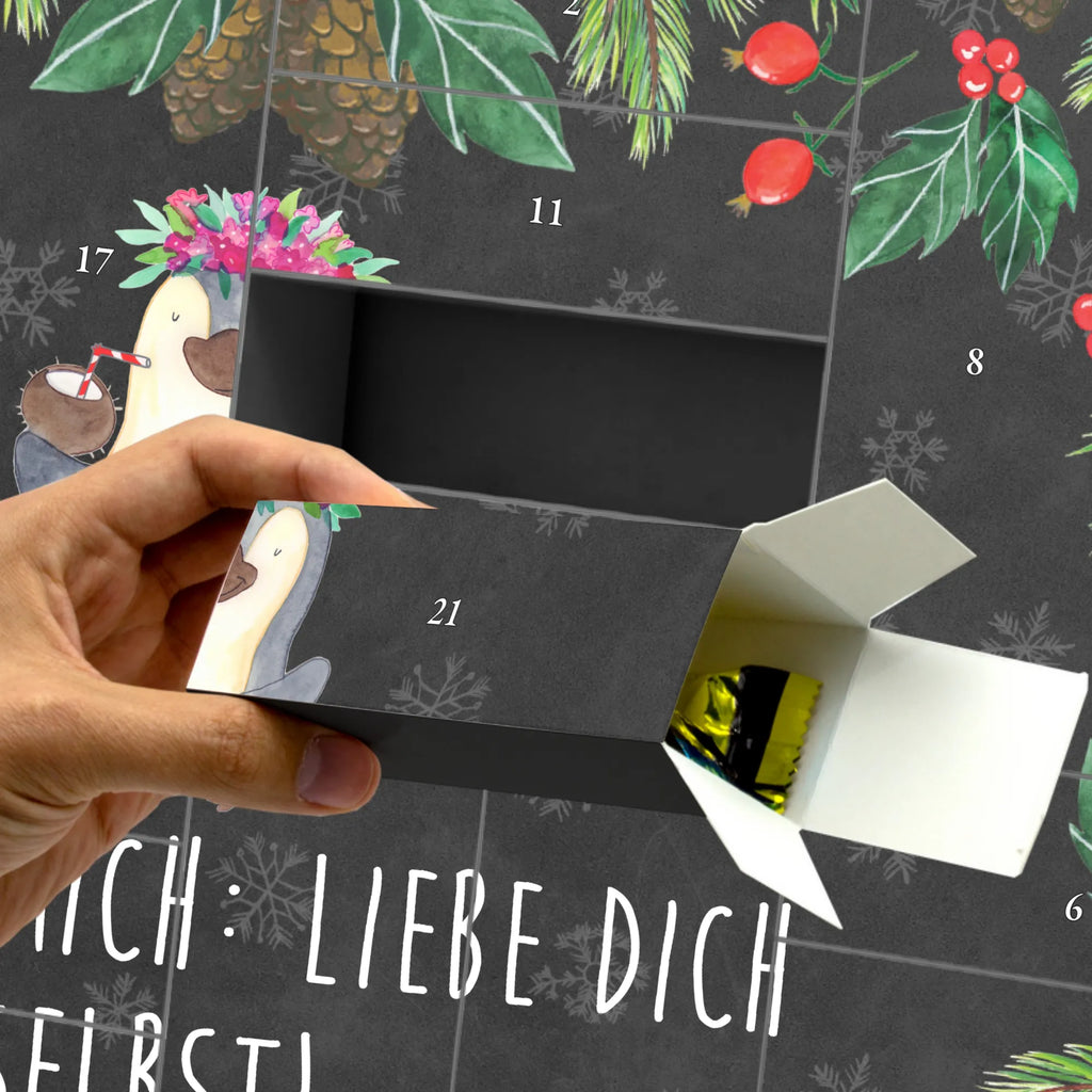 Fillable advent calendar Penguin coconut Penguins, North Pole, coconut, penguins, vacation