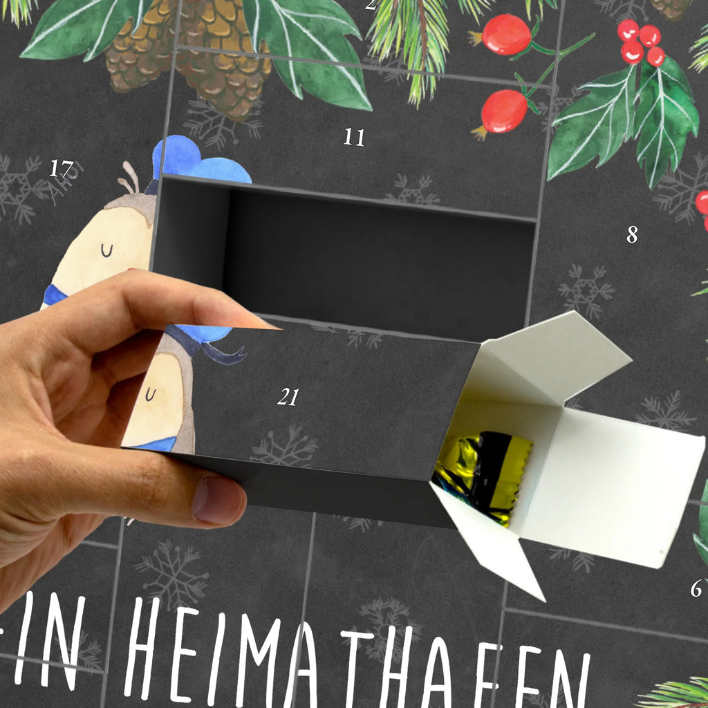 Fillable advent calendar Owl sailor gift ideas, birthday present, owl decor, illustrated, romantic gift, bird, forest animal, nocturnal, Mariner, Owl decoration, Wedding anniversary gift, Sailor, Home port, Marriage, Pun funny, Girlfriend, Owl saying