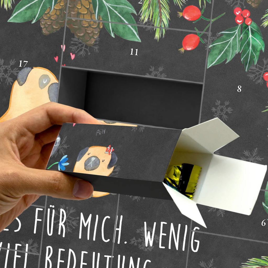 Fillable advent calendar pug In love dog breed, hound, bag with dog print, mutt, what do you give a dog lover, dog mama, Christmas gifts for dogs, dog decorative items, funny gifts for dog owners, dog sayings, love dogs, woof, love for dogs, gifts for dogs, gift friend, in love, love saying. Engaged, dog love, Pug, boob