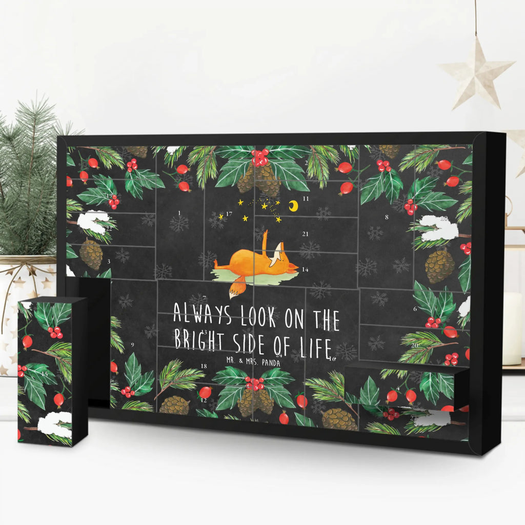 Fillable advent calendar Fox Stars animal lover, clever as a fox, foxes, forest wildlife, Saying positive, words of consolation, Saying beautiful, Romance