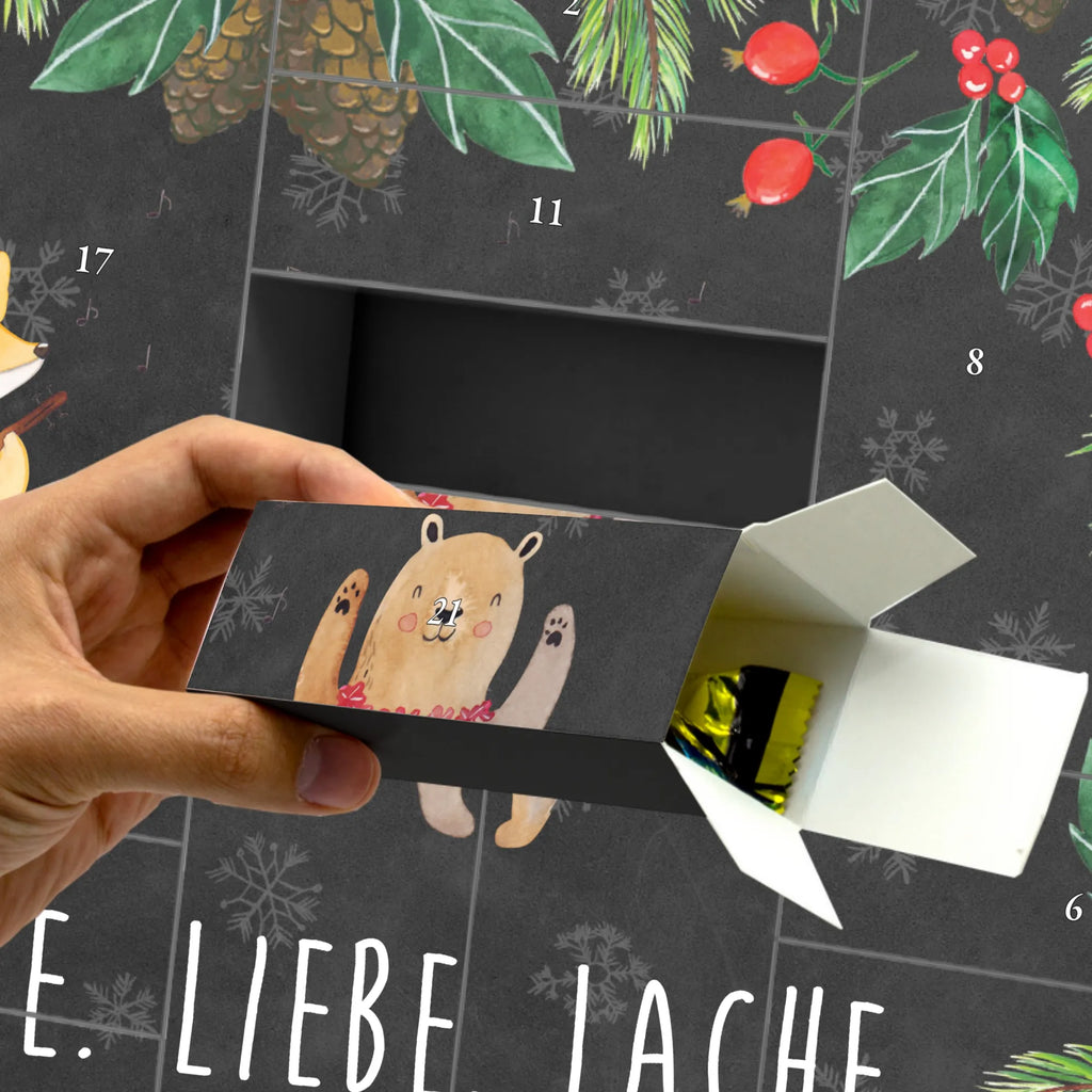 Fillable advent calendar forest animals Aloha card, gift ideas, gifts, animal lover, special gifts, cute animal motives, hand drawn, small animals, good mood, cute, funny sayings, forest animals, forest, music, laughter, dancing, rabbit