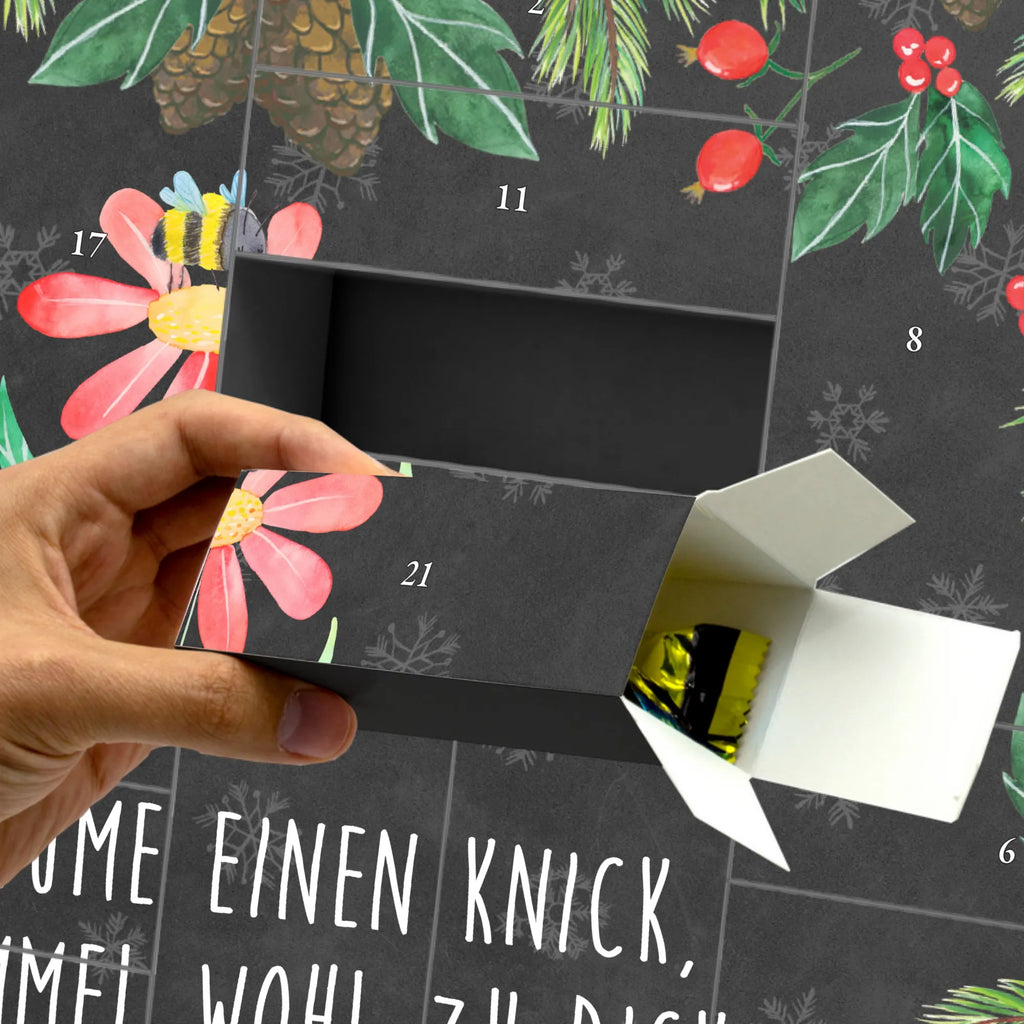 Fillable advent calendar bumblebee flower card, gift ideas, gifts, animal lover, special gifts, cute animal motives, hand drawn, small animals, good mood, cute, funny sayings, bumblebees, flower, nature, field, wasp, fluffy, bumble bee