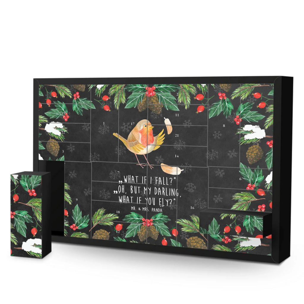 Fillable advent calendar robin feathers card, gift ideas, gifts, animal lover, special gifts, cute animal motives, hand drawn, small animals, good mood, cute, funny sayings, flying, robin, motivation pictures, slogan motivation, motivation slogans, bird, slogan courage