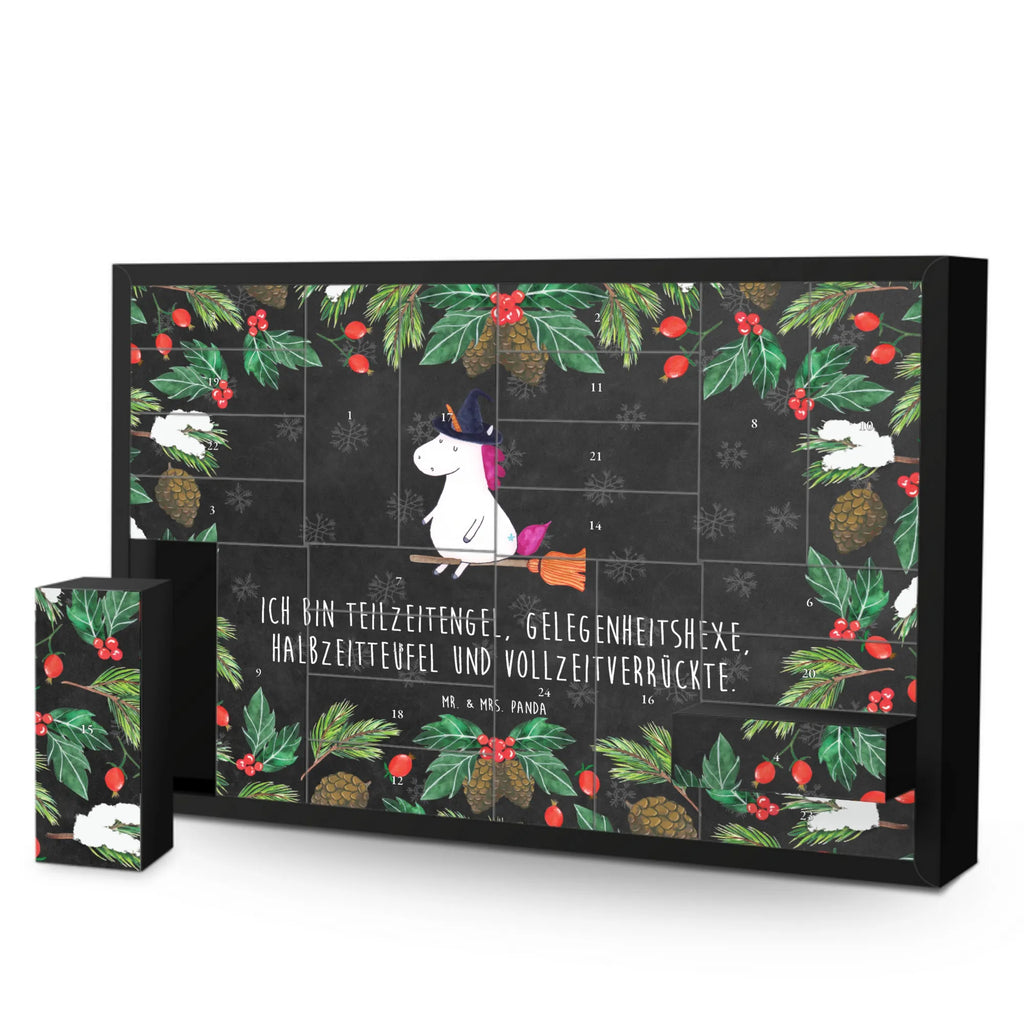 Fillable advent calendar unicorn Witch devil, wife gift, witch, mad, bitch, bad girl, girlfriend present