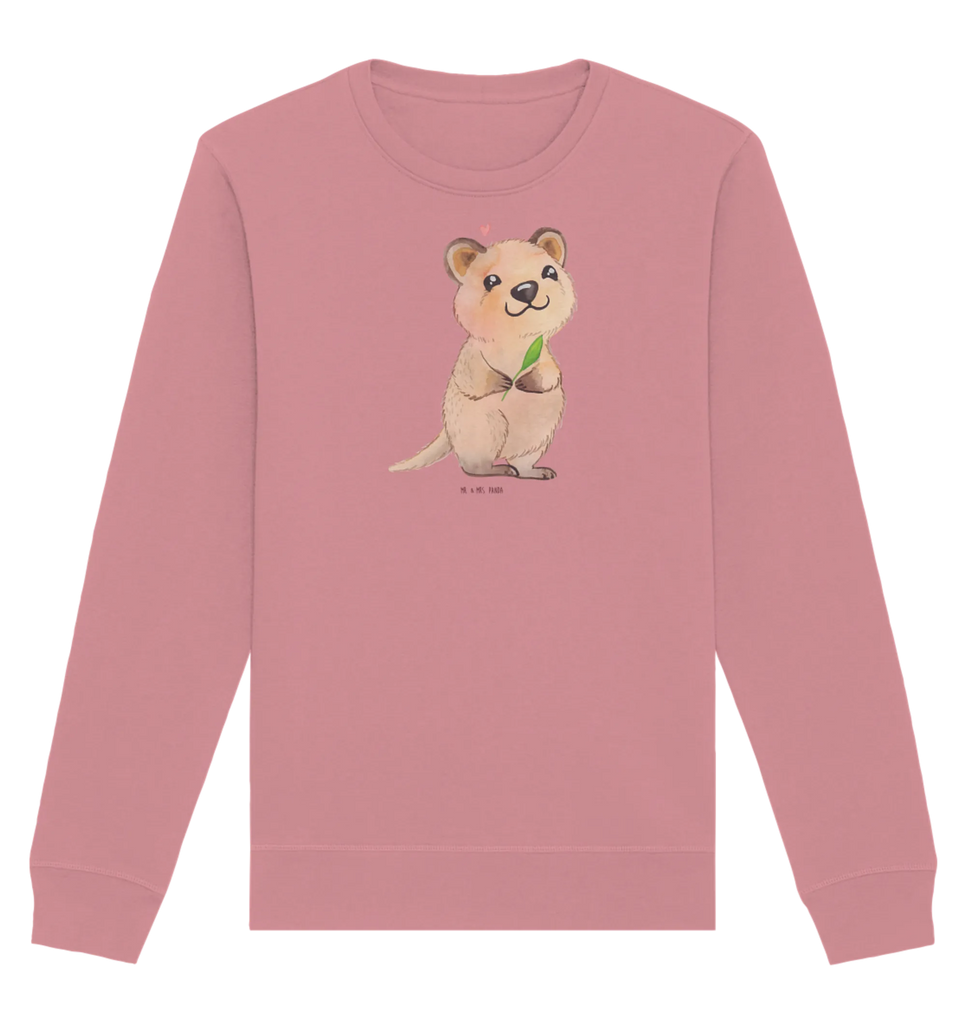 Organiczny Sweter Quokka Szczęśliwy Pullover, Pullover Männer, Pullover Frauen, Sweatshirt, Sweatshirt Männer, Sweatshirt Frauen, Unisex, Tiermotive, Gute Laune, lustige Sprüche, Tiere, Quokka, Verschieben, Aufschieberitis, Lustiger Spruch, Niedliches Tier, Dinge erledigen