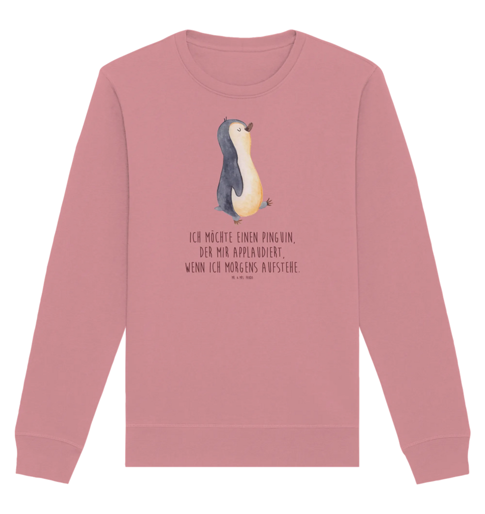 Organiczny Sweter Pingwin maszerować Pullover, Pullover Männer, Pullover Frauen, Sweatshirt, Sweatshirt Männer, Sweatshirt Frauen, Unisex, Pinguin, Pinguine, Frühaufsteher, Langschläfer, Bruder, Schwester, Familie