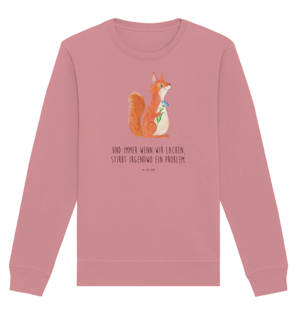 Organic Pullover Squirrel flower Pullover, Pullover Männer, Pullover Frauen, Sweatshirt, Sweatshirt Männer, Sweatshirt Frauen, Unisex, Tiermotive, Gute Laune, lustige Sprüche, Tiere, Eichhörnchen, Eichhorn, Spruch positiv, Lachen, Spaß, Motivation Sprüche, Motivation Bilder, glücklich Spruch, Spruch Deko