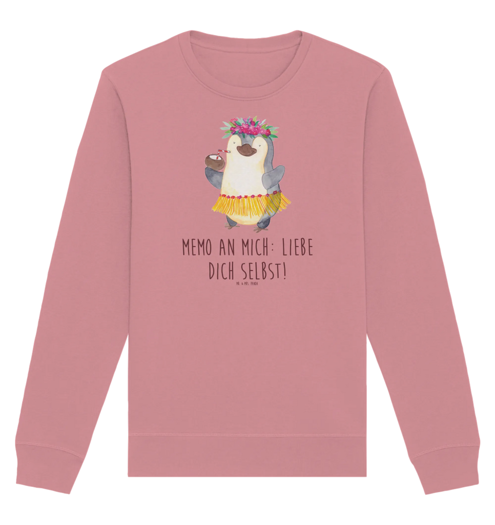 Organic Pullover Penguin coconut Pullover, Pullover Männer, Pullover Frauen, Sweatshirt, Sweatshirt Männer, Sweatshirt Frauen, Unisex, Pinguin, Aloha, Hawaii, Urlaub, Kokosnuss, Pinguine