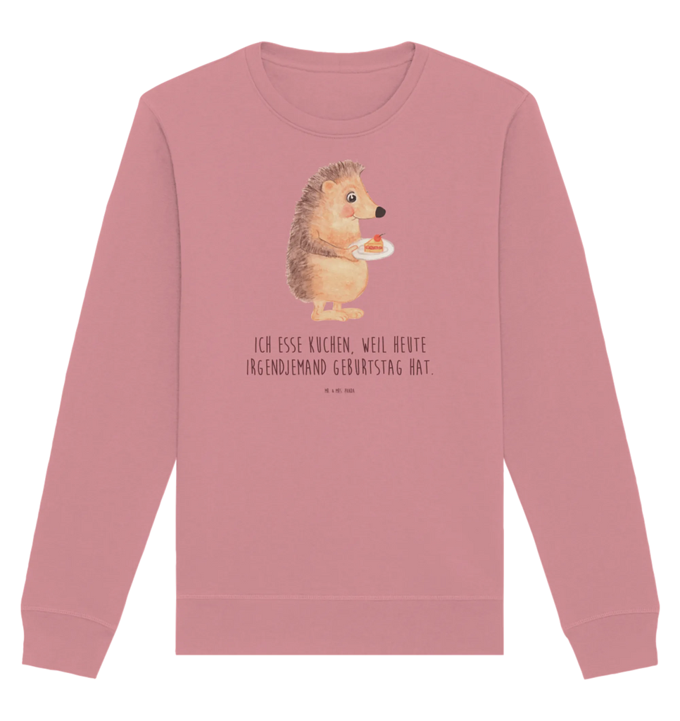 Organic Pullover Hedgehog piece of cake Pullover, Pullover Männer, Pullover Frauen, Sweatshirt, Sweatshirt Männer, Sweatshirt Frauen, Unisex, Tiermotive, Gute Laune, lustige Sprüche, Tiere, Igel, Essen Spruch, Kuchen, Backen Geschenk, Kuchen backen, Einladung Party, Geburtstagskuchen, Torte