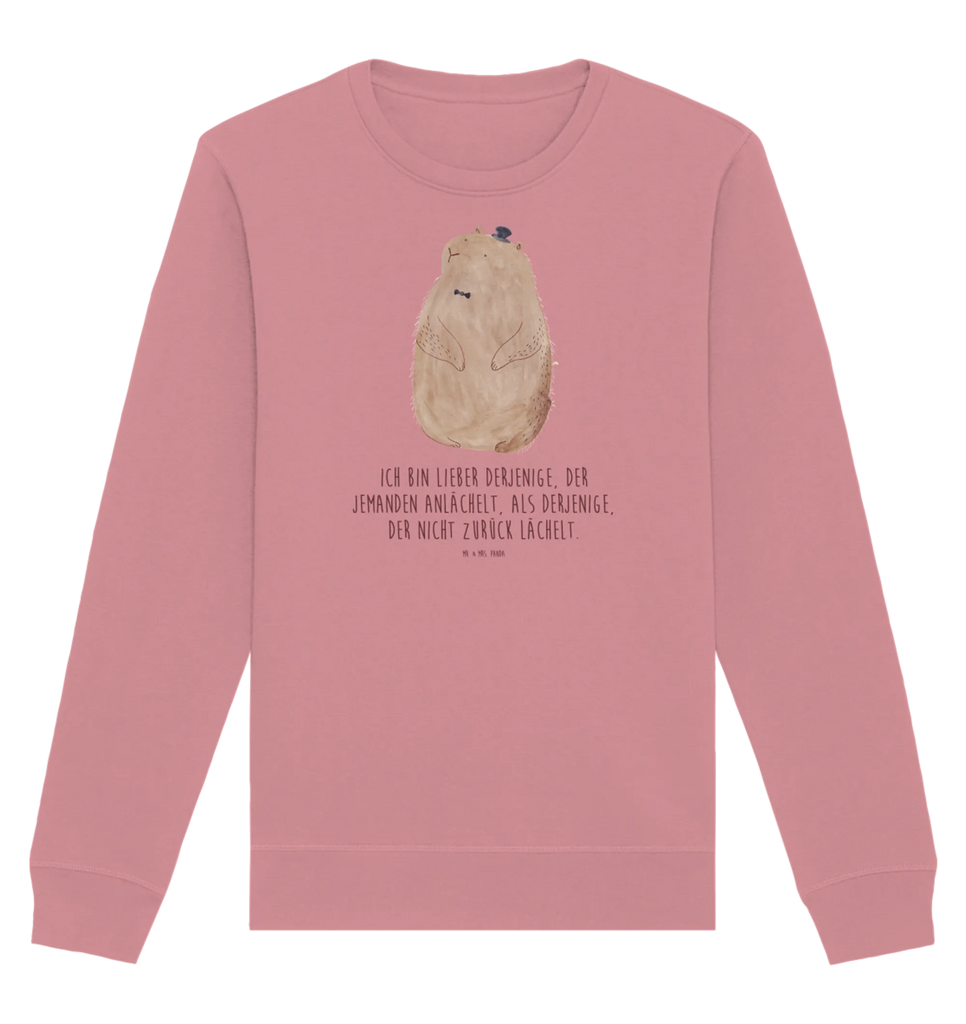 Organiczny Sweter Świstak Pullover, Pullover Männer, Pullover Frauen, Sweatshirt, Sweatshirt Männer, Sweatshirt Frauen, Unisex, Tiermotive, Gute Laune, lustige Sprüche, Tiere, Murmeltier, Knigge, Fröhlichkeit, Freundlichkeit, Respekt, Anstand