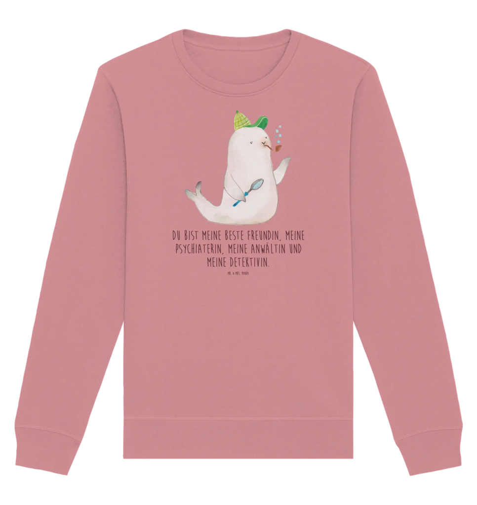 Organic Pullover seal sherlock Pullover, Pullover Männer, Pullover Frauen, Sweatshirt, Sweatshirt Männer, Sweatshirt Frauen, Unisex, Tiermotive, Gute Laune, lustige Sprüche, Tiere
