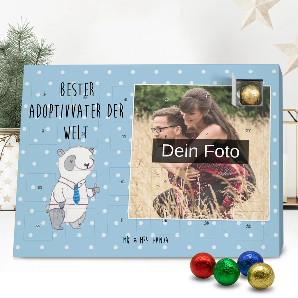 Personalisierter Schoko Foto Adventskalender Panda Bester Adoptivvater der Welt Personalisierter Schoko Foto Adventskalender, Geschenkidee, Geschenk, Schenken, Mitbringsel, Geburtstag, Geburtstagsgeschenk, für, Danke, Dankeschön, Bedanken, Freude machen, Geschenktipp, Adoptiv Vater, Adoption, Adoptiert, Adoptivvater