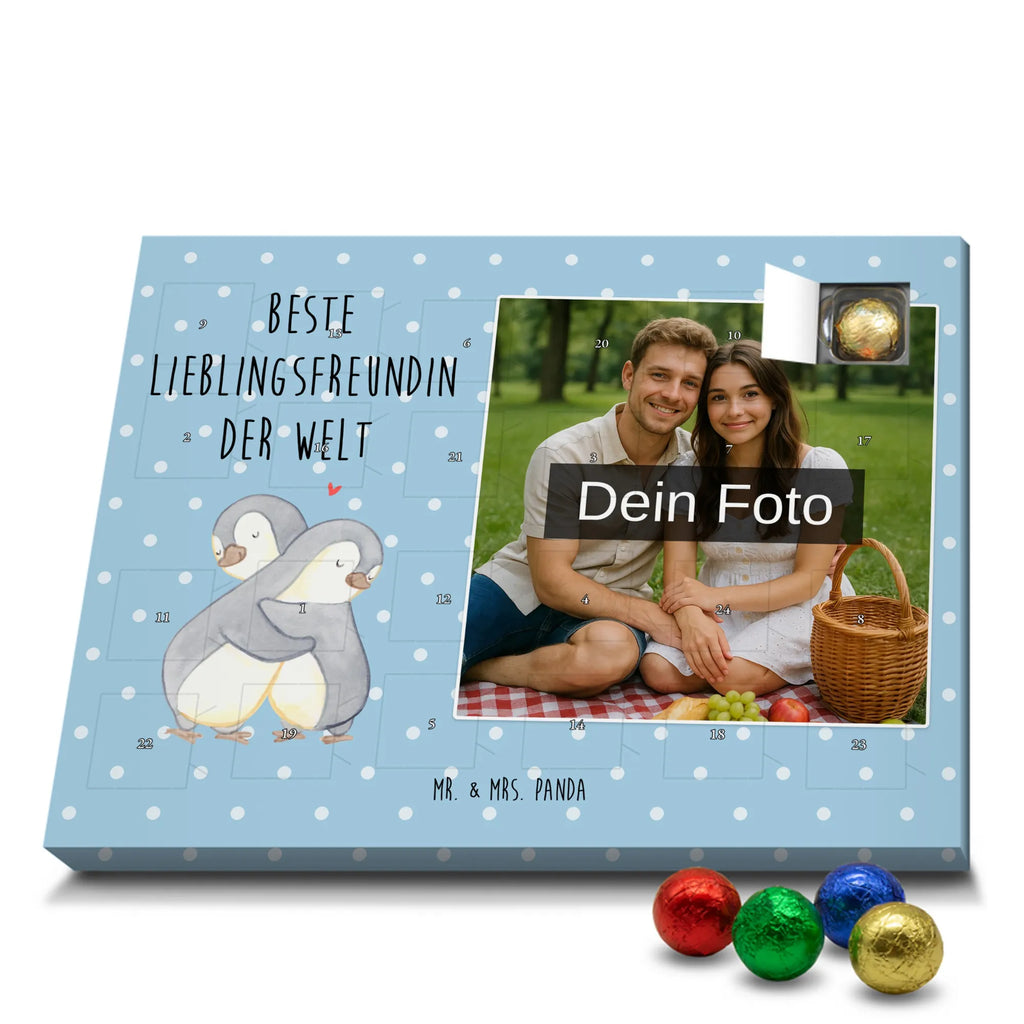 Personalisierter Schoko Foto Adventskalender Pinguin Beste Lieblingsfreundin der Welt Personalisierter Schoko Foto Adventskalender, Geschenkidee, Geschenk, Schenken, Mitbringsel, Geburtstag, Geburtstagsgeschenk, für, Danke, Dankeschön, Bedanken, Freude machen, Geschenktipp, Lieblings Mensch, Liebe, Love, Partner, Lieblingsfreundin, Freundin, Bae, Partnerin, Herz, Lieblingsmensch, Liebling, Beste Freundin