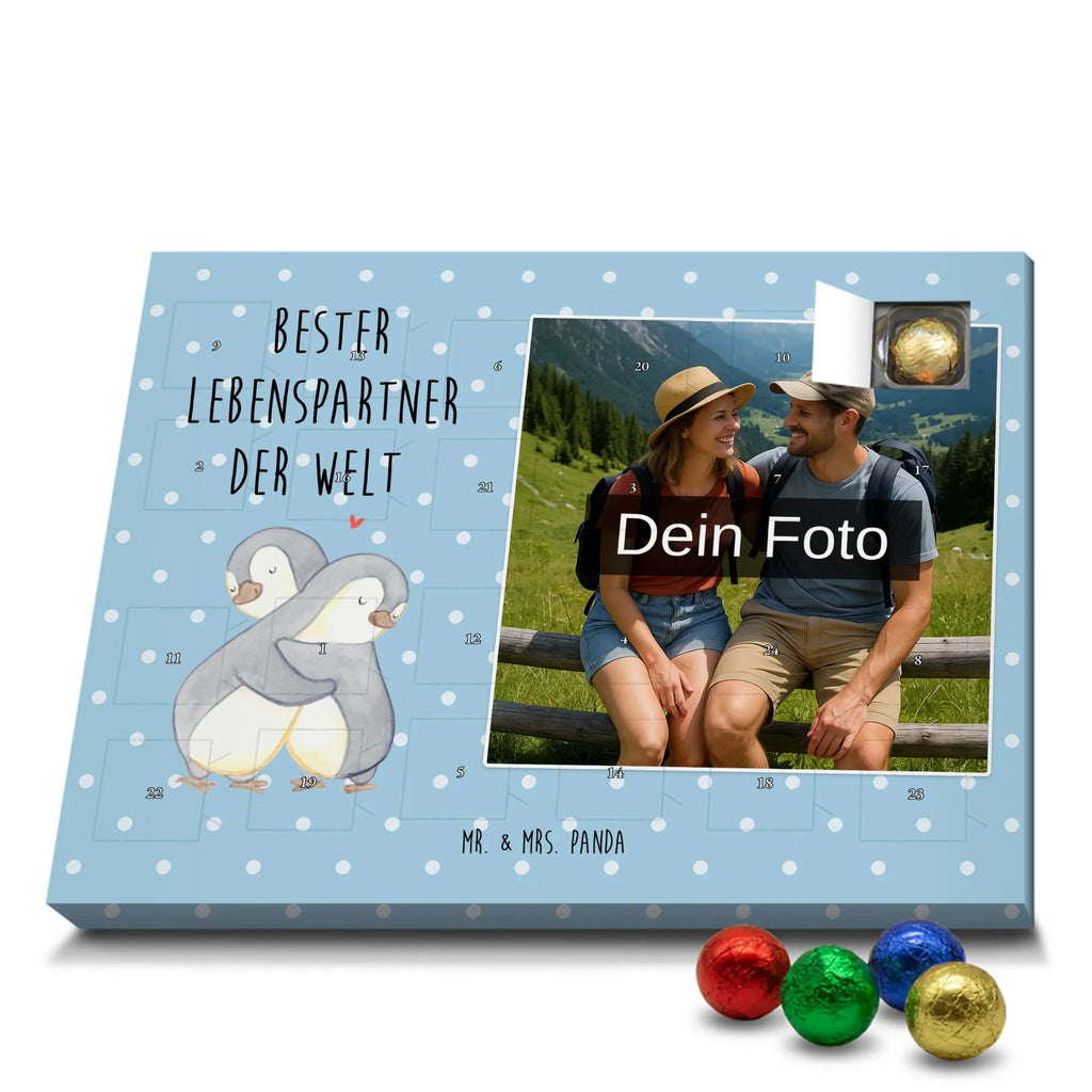 Personalisierter Schoko Foto Adventskalender Pinguin Bester Lebenspartner der Welt Personalisierter Schoko Foto Adventskalender, Geschenkidee, Geschenk, Schenken, Mitbringsel, Geburtstag, Geburtstagsgeschenk, für, Danke, Dankeschön, Bedanken, Freude machen, Geschenktipp, Ehepartner, Verliebt, Ehemann, Hochzeitstag, Freundin, Partner, Ehefrau, Lebenspartner, Freund, Liebe