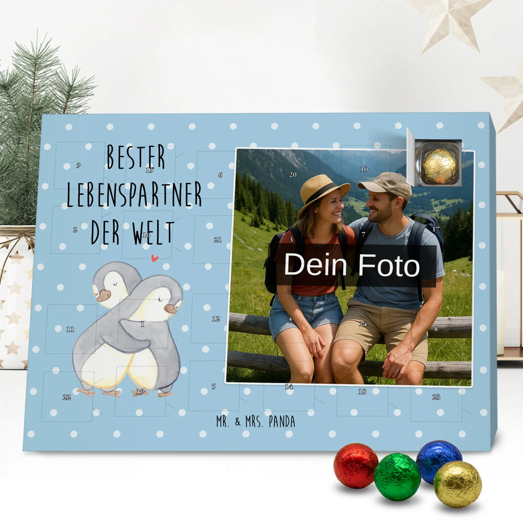 Personalisierter Schoko Foto Adventskalender Pinguin Bester Lebenspartner der Welt Personalisierter Schoko Foto Adventskalender, Geschenkidee, Geschenk, Schenken, Mitbringsel, Geburtstag, Geburtstagsgeschenk, für, Danke, Dankeschön, Bedanken, Freude machen, Geschenktipp, Ehepartner, Verliebt, Ehemann, Hochzeitstag, Freundin, Partner, Ehefrau, Lebenspartner, Freund, Liebe