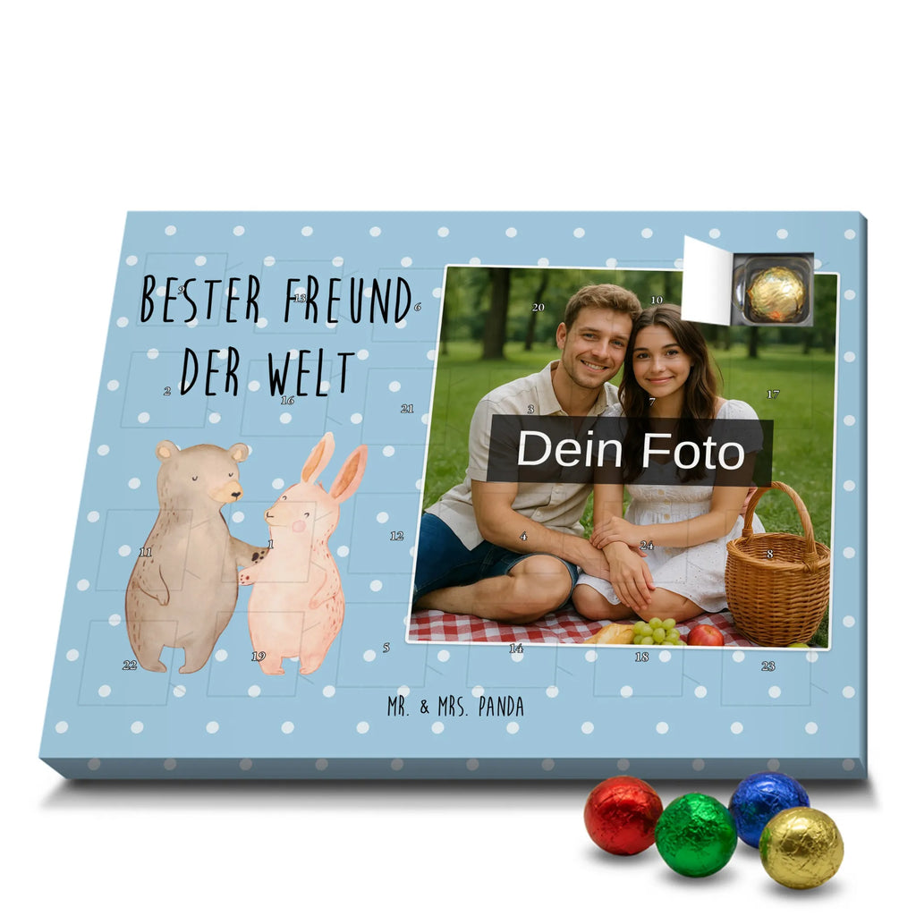 Personalisierter Schoko Foto Adventskalender Hase Bester Freund der Welt Personalisierter Schoko Foto Adventskalender, Geschenkidee, Geschenk, Schenken, Mitbringsel, Geburtstag, Geburtstagsgeschenk, für, Danke, Dankeschön, Bedanken, Freude machen, Geschenktipp, Kumpel, Lieblingsmensch, Bro, Mann, Herz, Freund, Lebensgefährte, Partner, Love, Liebe, Ehemann