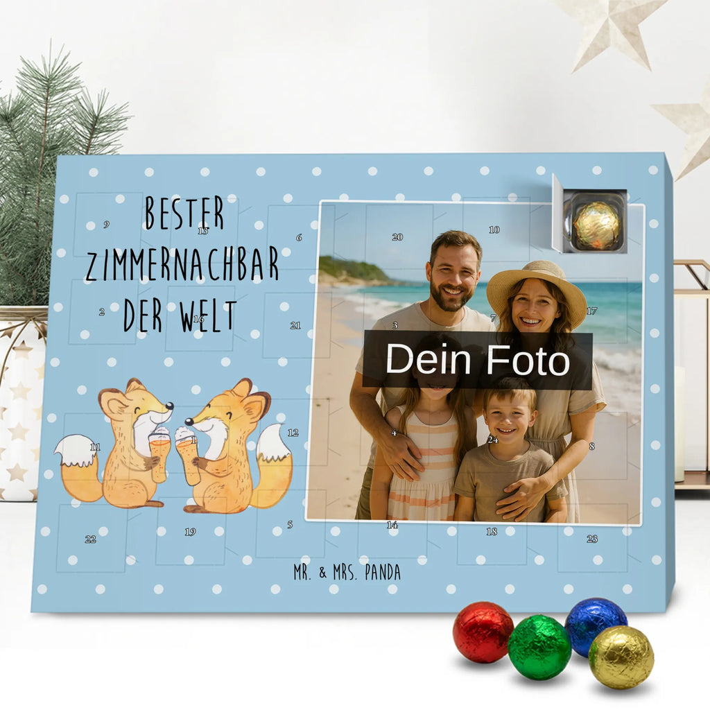 Personalisierter Schoko Foto Adventskalender Fuchs Bester Zimmernachbar der Welt Personalisierter Schoko Foto Adventskalender, Geschenkidee, Geschenk, Schenken, Mitbringsel, Geburtstag, Geburtstagsgeschenk, für, Danke, Dankeschön, Bedanken, Freude machen, Geschenktipp, Krankenhaus, Nachbar, Studentenwohnheim, Wohnheim, Kollegin, Zimmernachbar, WG, Patient, Zimmer, Zimmernachbarn