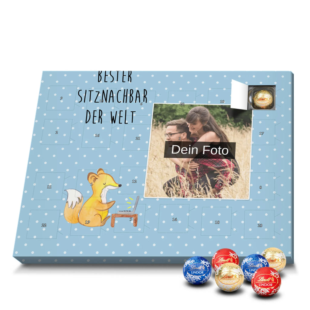 Personalisierter Schoko Foto Adventskalender Fuchs Bester Sitznachbar der Welt Personalisierter Schoko Foto Adventskalender, Geschenkidee, Geschenk, Schenken, Mitbringsel, Geburtstag, Geburtstagsgeschenk, für, Danke, Dankeschön, Bedanken, Freude machen, Geschenktipp, Nachbar, Schule, Stuhlnachbar, Mitstudent, Tischnachbar, Uni, Universität, Sitznachbar, Mitschüler, Kommilitone, Hochschule, Seminar