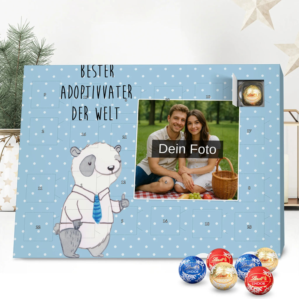 Personalisierter Schoko Foto Adventskalender Panda Bester Adoptivvater der Welt Personalisierter Schoko Foto Adventskalender, Geschenkidee, Geschenk, Schenken, Mitbringsel, Geburtstag, Geburtstagsgeschenk, für, Danke, Dankeschön, Bedanken, Freude machen, Geschenktipp, Adoptiv Vater, Adoption, Adoptiert, Adoptivvater