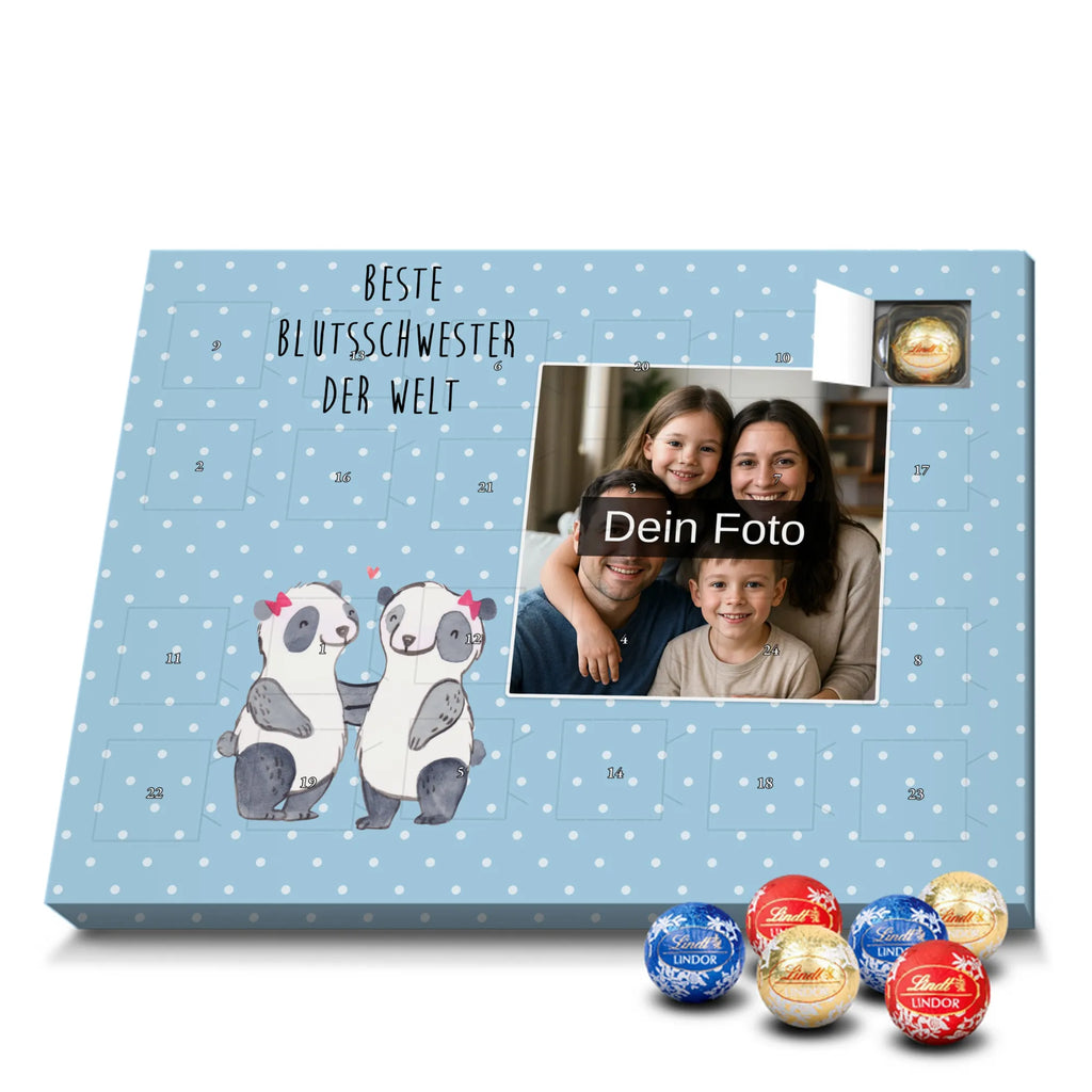 Personalisierter Schoko Foto Adventskalender Panda Beste Blutsschwester der Welt Personalisierter Schoko Foto Adventskalender, Geschenkidee, Geschenk, Schenken, Mitbringsel, Geburtstag, Geburtstagsgeschenk, für, Danke, Dankeschön, Bedanken, Freude machen, Geschenktipp, Geschwister, Liebe, Schwesterherz, Tochter, Sister, Bae, Schwestern, Beste, Schwester, Blutsgeschwister, Freundin, Familie, Kleinigkeit, Blutsschwester