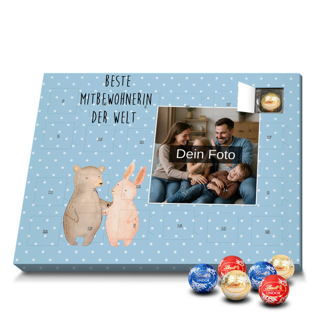 Personalisierter Schoko Foto Adventskalender Hase Beste Mitbewohnerin der Welt Personalisierter Schoko Foto Adventskalender, Geschenkidee, Geschenk, Schenken, Mitbringsel, Geburtstag, Geburtstagsgeschenk, für, Danke, Dankeschön, Bedanken, Freude machen, Geschenktipp, WG, Zimmergenossin, Wohngemeinschaft, Stubenkameradin, WG-Bewohnerin, Zimmernachbarin, Mitbewohnerin, Zimmerkollegin
