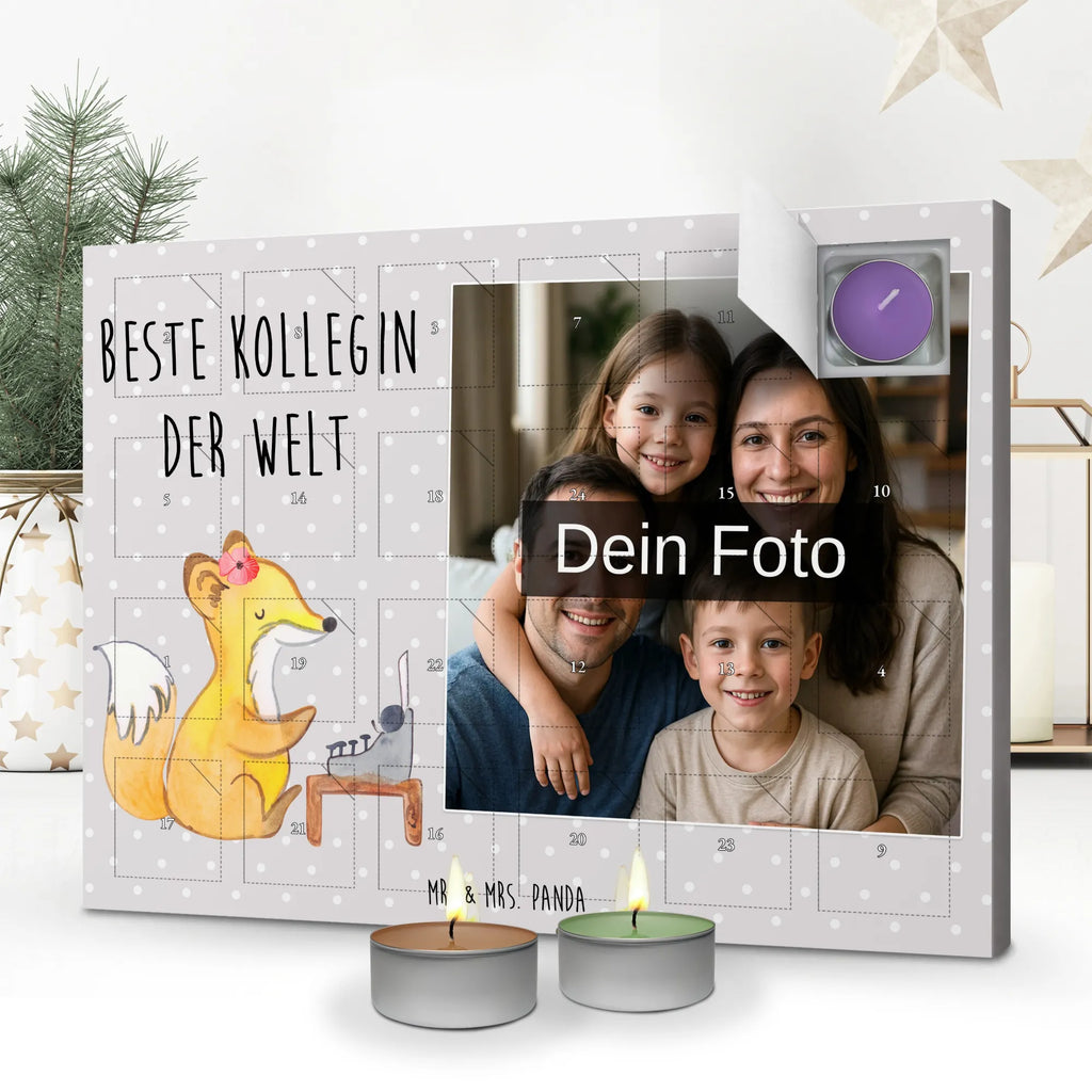 Personalisierter Duftkerzen Foto Adventskalender Fuchs Beste Kollegin der Welt Personalisierter Duftkerzen Foto Adventskalender, Geschenkidee, Geschenk, Schenken, Mitbringsel, Geburtstag, Geburtstagsgeschenk, für, Danke, Dankeschön, Bedanken, Freude machen, Geschenktipp, Ruhestand, Mitarbeiterin, Büro, Freundin, Beruf, Abschiedsgeschenk, Berufsgenossin, Arbeit, Arbeitskollegin, Kollegin