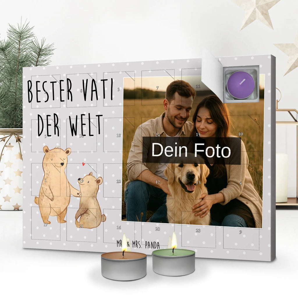 Personalisierter Duftkerzen Foto Adventskalender Bär Bester Vati der Welt Personalisierter Duftkerzen Foto Adventskalender, Geschenkidee, Geschenk, Schenken, Mitbringsel, Geburtstag, Geburtstagsgeschenk, für, Danke, Dankeschön, Bedanken, Freude machen, Geschenktipp, Papi, Mann, Familie, Papa, Vater, Paps, Vati, Kleinigkeit, Geschenk Vater, Bester, Daddy, Dad, Eltern