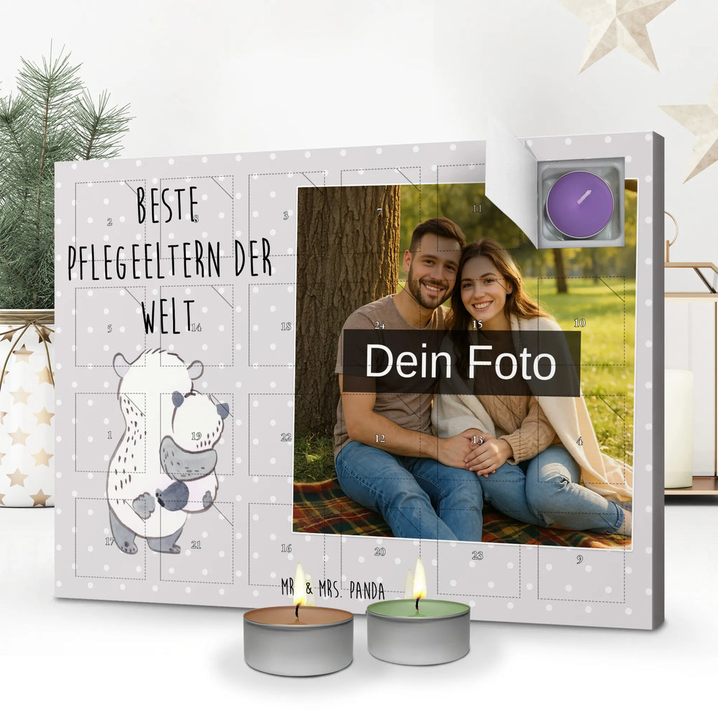 Personalisierter Duftkerzen Foto Adventskalender Panda Beste Pflegeeltern der Welt Personalisierter Duftkerzen Foto Adventskalender, Geschenkidee, Geschenk, Schenken, Mitbringsel, Geburtstag, Geburtstagsgeschenk, für, Danke, Dankeschön, Bedanken, Freude machen, Geschenktipp, Eltern, Mami, Papa, Pflegeeltern, Mama und Papa, Adoption, Familie, Pflegekind, Elternpaar, Mama, Papi