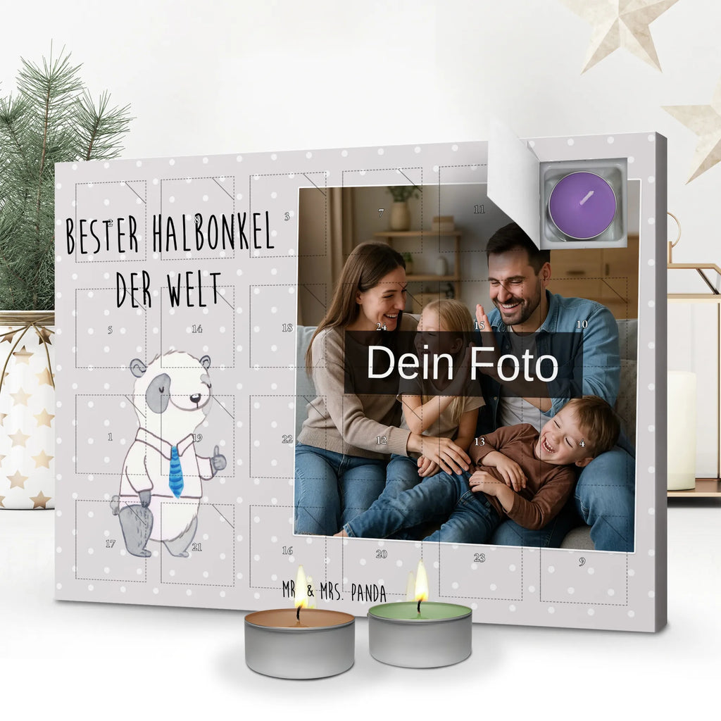 Personalisierter Duftkerzen Foto Adventskalender Panda Bester Halbonkel der Welt Personalisierter Duftkerzen Foto Adventskalender, Geschenkidee, Geschenk, Schenken, Mitbringsel, Geburtstag, Geburtstagsgeschenk, für, Danke, Dankeschön, Bedanken, Freude machen, Geschenktipp, Stiefgeschwister, Familie, Kleinigkeit, Bester Onkel, Onkel, Stief, Stiefonkel, Halbonkel