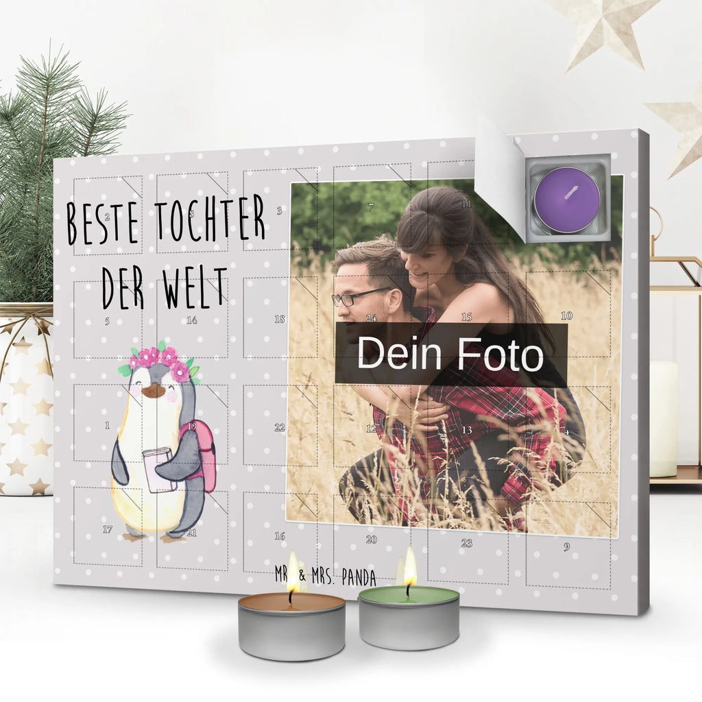 Personalisierter Duftkerzen Foto Adventskalender Pinguin Beste Tochter der Welt Personalisierter Duftkerzen Foto Adventskalender, Geschenkidee, Geschenk, Schenken, Mitbringsel, Geburtstag, Geburtstagsgeschenk, für, Danke, Dankeschön, Bedanken, Freude machen, Geschenktipp, Vater, Kinder, Tochter, Belohnung, Töchter, Mutter, Kleine, Familie, Geburt, Kind, Töchterchen