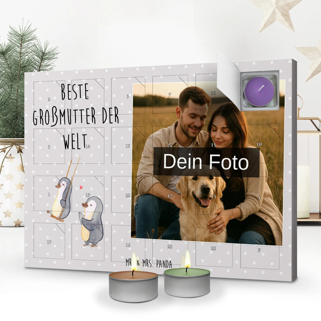 Personalisierter Duftkerzen Foto Adventskalender Pinguin Beste Großmutter der Welt Personalisierter Duftkerzen Foto Adventskalender, Geschenkidee, Geschenk, Schenken, Mitbringsel, Geburtstag, Geburtstagsgeschenk, für, Danke, Dankeschön, Bedanken, Freude machen, Geschenktipp, Oma Geworden, Großmutter, Grosseltern, Omi, Oma