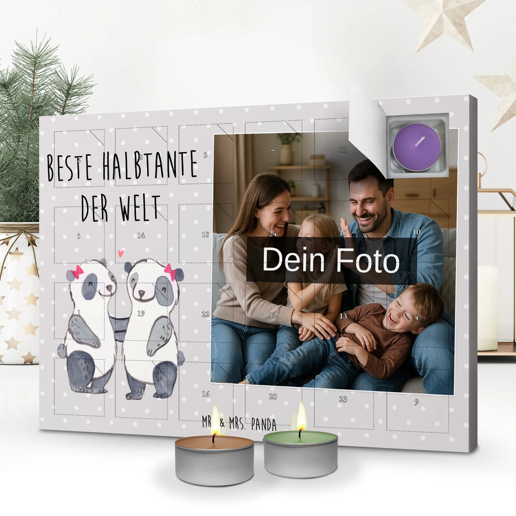 Personalisierter Duftkerzen Foto Adventskalender Panda Beste Halbtante der Welt Personalisierter Duftkerzen Foto Adventskalender, Geschenkidee, Geschenk, Schenken, Mitbringsel, Geburtstag, Geburtstagsgeschenk, für, Danke, Dankeschön, Bedanken, Freude machen, Geschenktipp, Halbtante, Beste Tante, Kleinigkeit, Stiefgeschwister, Stieftante, Tante, Familie, Stief