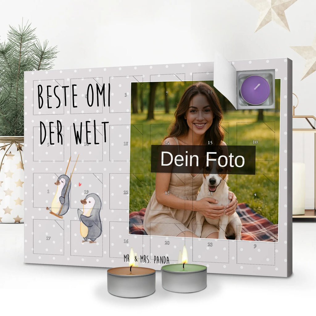 Personalisierter Duftkerzen Foto Adventskalender Pinguin Beste Omi der Welt Personalisierter Duftkerzen Foto Adventskalender, Geschenkidee, Geschenk, Schenken, Mitbringsel, Geburtstag, Geburtstagsgeschenk, für, Danke, Dankeschön, Bedanken, Freude machen, Geschenktipp, Enkelkind, Großmama, Enkel, Kleinigkeit, Großmutter, Oma, Großpapa, Omi, Bester, Omma, Ommi, Enkelin