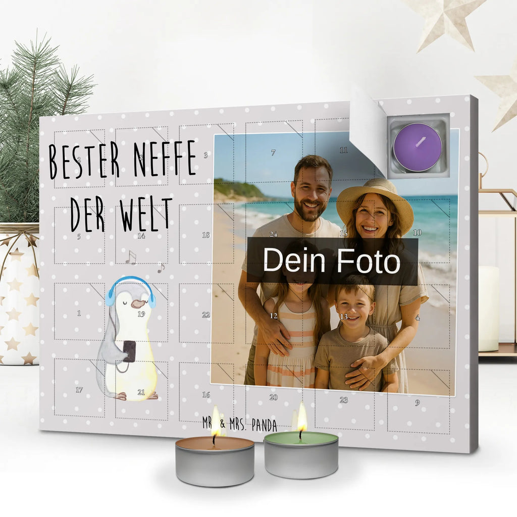 Personalisierter Duftkerzen Foto Adventskalender Pinguin Bester Neffe der Welt Personalisierter Duftkerzen Foto Adventskalender, Geschenkidee, Geschenk, Schenken, Mitbringsel, Geburtstag, Geburtstagsgeschenk, für, Danke, Dankeschön, Bedanken, Freude machen, Geschenktipp, Patentonkel, Tante, Patenkind, Patentante, Bester, Sohn Der Schwester, Onkel, Sohn Des Bruders, Neffe, Taufe