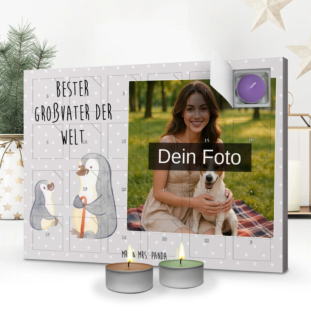 Personalisierter Duftkerzen Foto Adventskalender Pinguin Bester Großvater der Welt Personalisierter Duftkerzen Foto Adventskalender, Geschenkidee, Geschenk, Schenken, Mitbringsel, Geburtstag, Geburtstagsgeschenk, für, Danke, Dankeschön, Bedanken, Freude machen, Geschenktipp, Opa, Opi. Großpapa, Enkelkind, Grossvater, Kleinigkeit, Bester, Großeltern, Großvater, Enkelin, Enkel, Oppi, Oppa