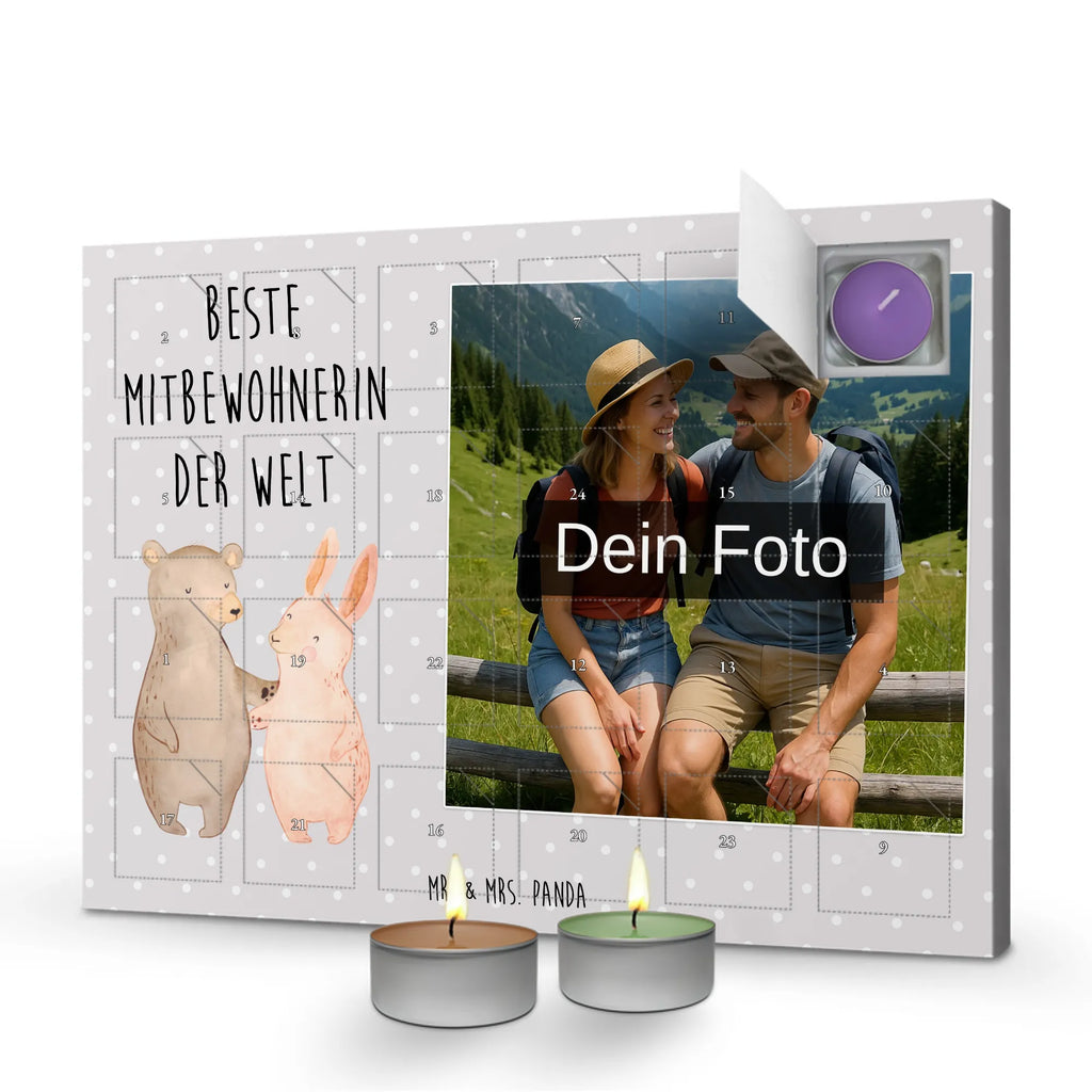 Personalisierter Duftkerzen Foto Adventskalender Hase Beste Mitbewohnerin der Welt Personalisierter Duftkerzen Foto Adventskalender, Geschenkidee, Geschenk, Schenken, Mitbringsel, Geburtstag, Geburtstagsgeschenk, für, Danke, Dankeschön, Bedanken, Freude machen, Geschenktipp, Wohngemeinschaft, Zimmergenossin, Stubenkameradin, WG, Mitbewohnerin, WG-Bewohnerin, Zimmerkollegin, Zimmernachbarin