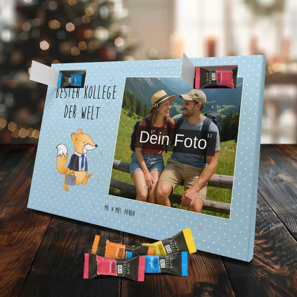 Personalisierter Schoko Foto Adventskalender Fuchs Bester Kollege der Welt Personalisierter Schoko Foto Adventskalender, Geschenkidee, Geschenk, Schenken, Mitbringsel, Geburtstag, Geburtstagsgeschenk, für, Danke, Dankeschön, Bedanken, Freude machen, Geschenktipp, Kollege, Arbeitskollege, Arbeit, Ruhestand, Abschiedsgeschenk, Berufsgenosse, Beruf, Mitarbeiter, Büro